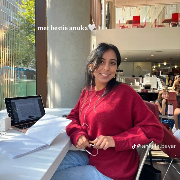 COPY - Aritzia Red Wilfred Cashmere Sweater - Picture 3 of 3